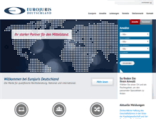 Tablet Screenshot of eurojuris.de