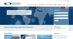 Desktop Screenshot of eurojuris.net